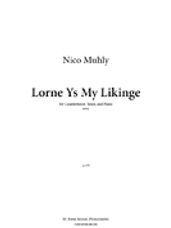 Lorne Ys My Likinge (Countertenor and Tenor)