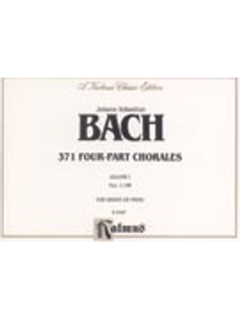 371 Four-Part Chorales, Volume I for Organ or Piano
