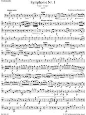 Symphony No. 1 in C Major, Op. 21 - Cello Part