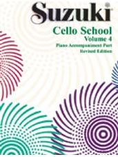Suzuki Cello School Piano Acc., Volume 4
