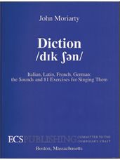 Diction: Italian, Latin, French, German
