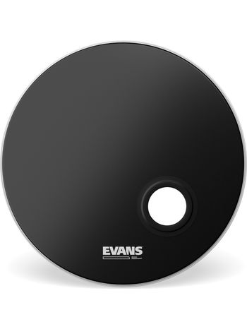Evans 22" EMAD Bass Resonant Head w/ port - black