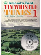 110 Ireland's Best Tin Whistle Tunes - Vol 1 (Book/CD)