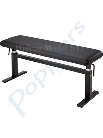 43" Piano Bench - ERGO Top - Vinyl Upholstery - Pneumatic Adjustability